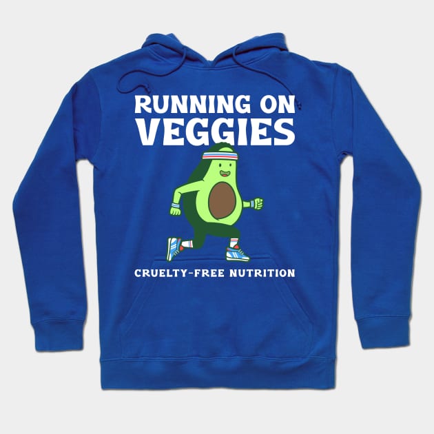 running on veggies Hoodie by WOAT